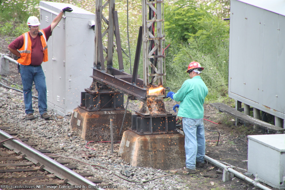 The torches are at work.